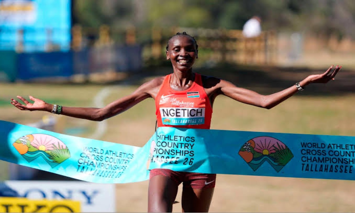 Kenyan Athletics Star, Agnes Ngetich Breaks Women’s Marathon World Record.